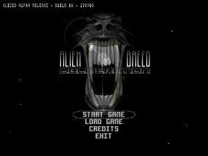 alienbreed obliteration wii menu screenshot